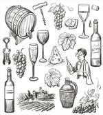 Gourmet Wine Set Sketchy