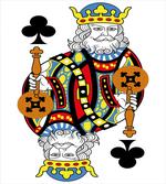 King of Clubs Gamble Card artwork