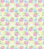 Flowers Leaves in Pastel Tones