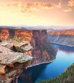 Flaming Gorge Area at Dusk