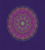 Boho Hippie Mandala Purple