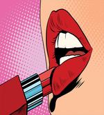 Halftone Comic Pop Art Girl