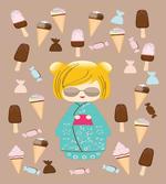 Kokeshi Doll Ice Cream
