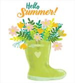 Green Tone Garden Boot