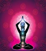 Maroon Yoga Meditation
