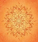 Orange Mandala