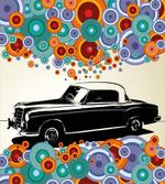 Retro Car Art Poster