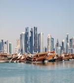 Qatar City Dhow Ships