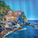 Colorful Houses on Hill