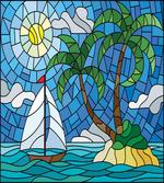 Stained Glass Mosaic Style