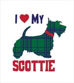 I Heart My Scottie Text