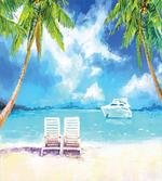 Exotic Beach Palms