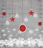 Stars Baubles Snow