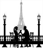 Couple in Dinner Paris