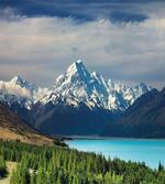 Mount Cook Pukaki Lake artwork