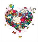 Love Doodle Hearts