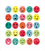 Abstract Watercolor Faces