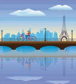 Eiffel Tower Cartoon Art