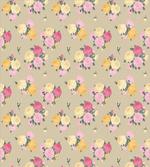 Vintage Rose Bunches Dots