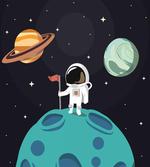 Galaxy Adventure Cartoon