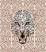 Roaring Wild Leopard