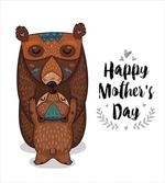Mom and Baby Bear Hug