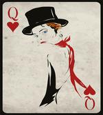 Retro Woman Card Ace