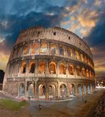 Colosseum at Sunset artwork