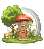 Magic World Mushroom House