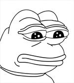 Crying Frog Meme Cartoon