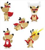 Superhero Puppy with Paw artwork