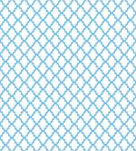 Blue Ikat Trellis
