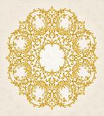 Floral Baroque Round