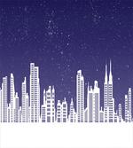 New York Skyline Starry Night artwork