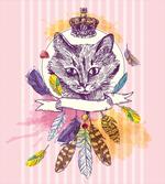 Head of a Cat Crown