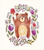 Baby Mammal Floral Wreath