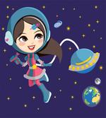 Little Girl in Space