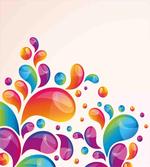 Abstract Raindrops artwork