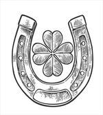 Shamrock and Horseshoe Image