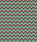 Retro Color Zigzag Line