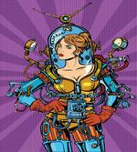 Futuristic Sci-Fi Woman