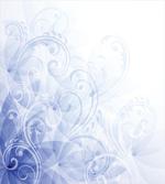 Abstract Floral Curl