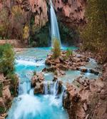 Natural Spring Falls Stream