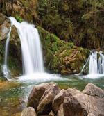 Waterfalls in Mountains