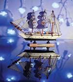 Model of a Ship with Sails