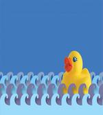 Floating Duck Waves