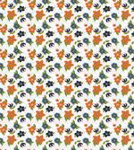 Abstract Flowers Leaves
