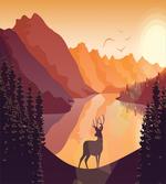 Bird Mountain Reindeer