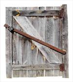 Aged Wooden Barn Door