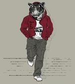 Lion Tiger Head Teenager